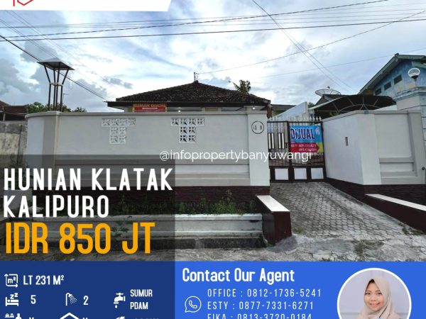 HUNIAN KLATAK KALIPURO
